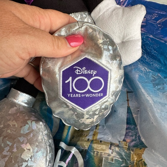 Walt Disney World 100 Years of Wonder Mickey and Minnie Plush. NWT. - Picture 4 of 7